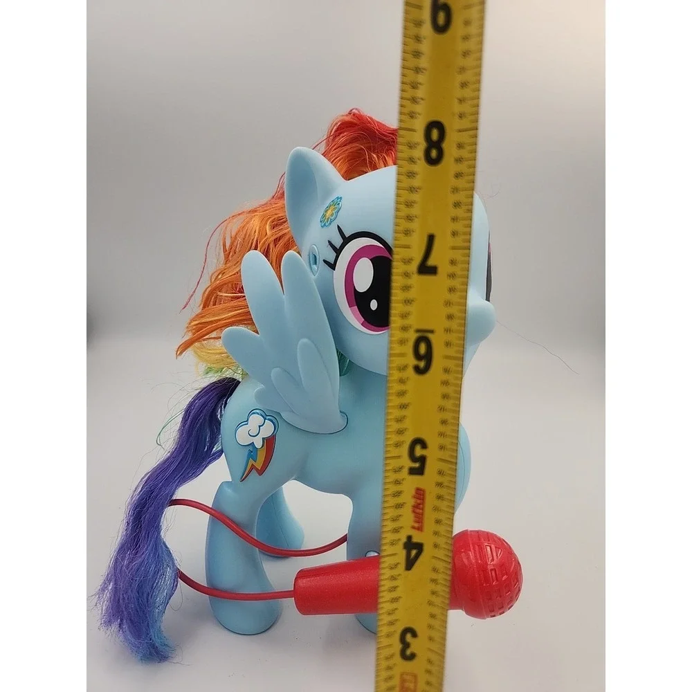 Hasbro My Little Pony‎ MLP Singing Rainbow Dash Microphone Figure Toy Works